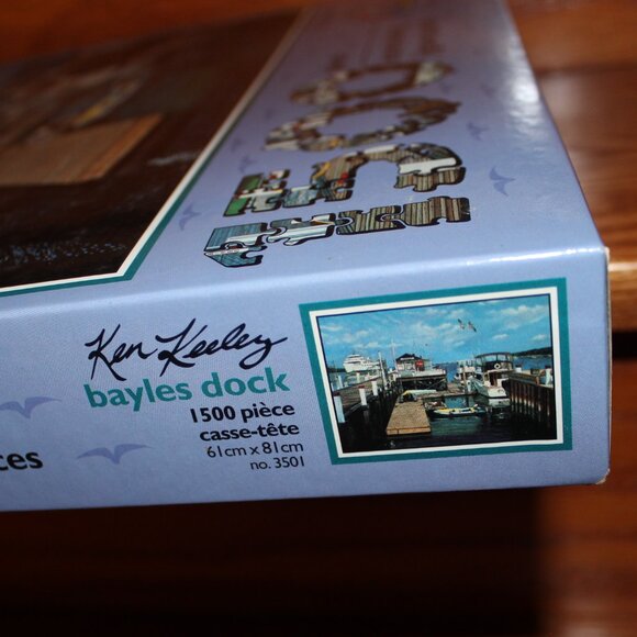 3/$188❤️sealed 1991 Ken Keeley BAYLES DOCK 1500 pcs puzzle Ceaco Cue Bee Playtoy - Picture 5 of 5